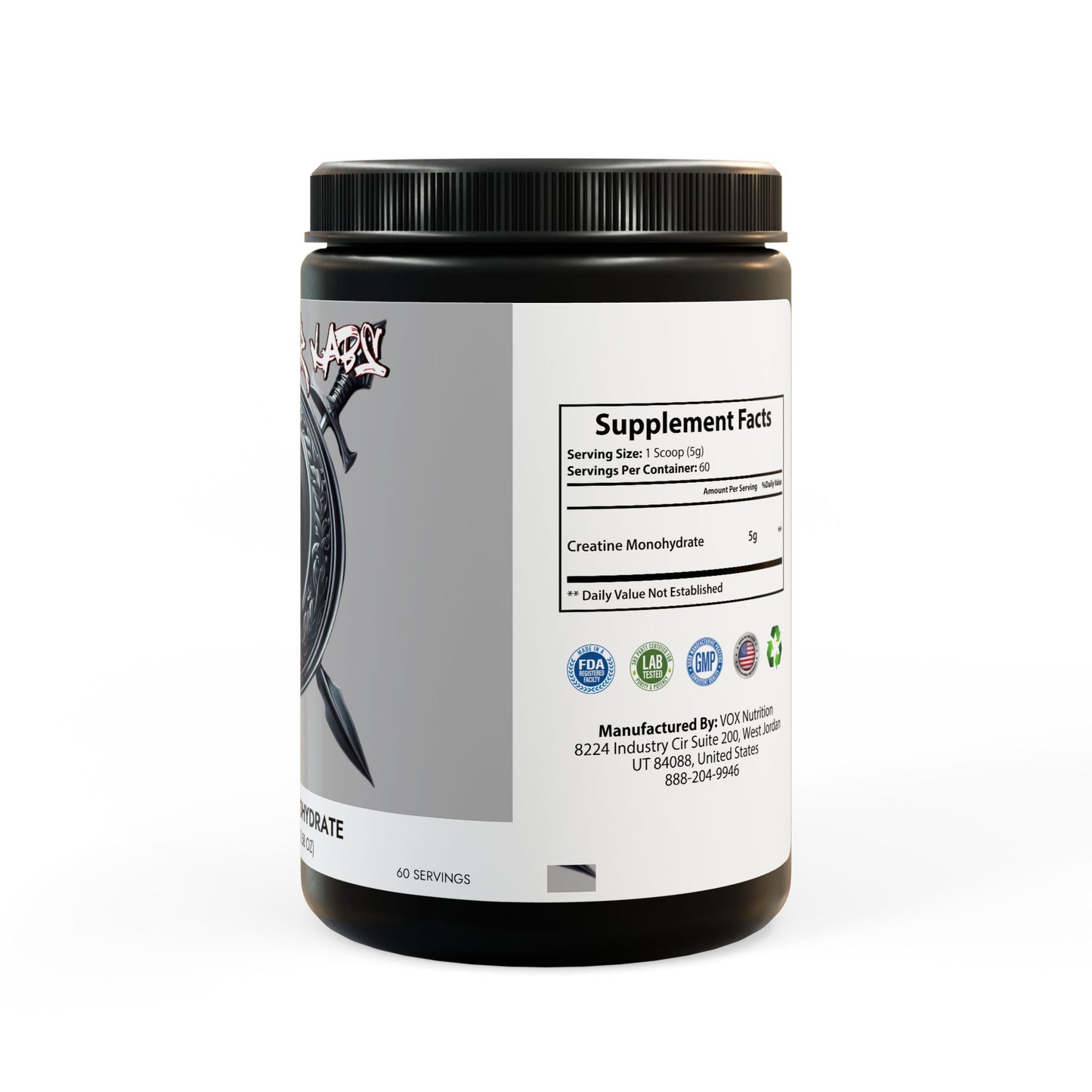 Creatine Monohydrate Supplement (300g, 10.58oz)