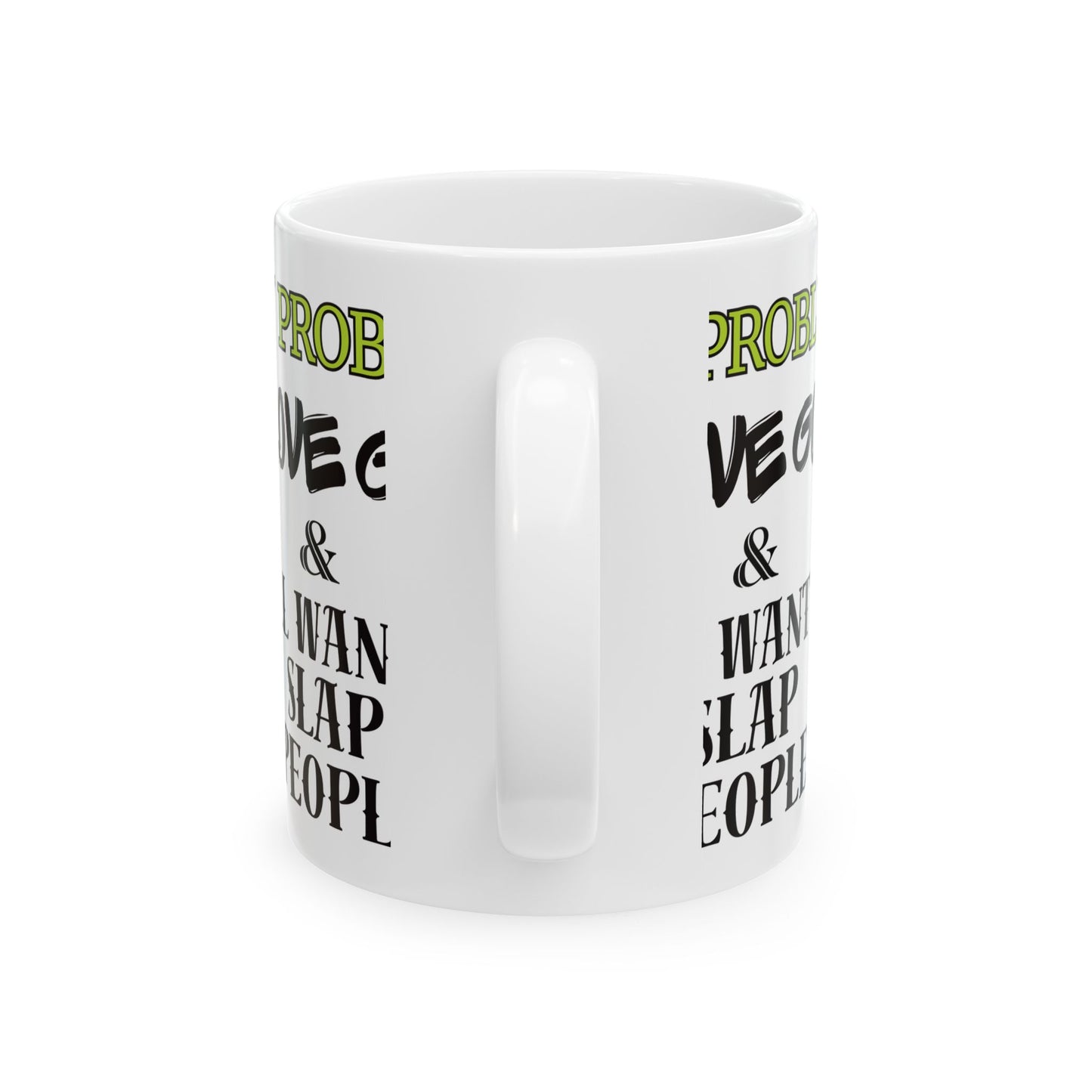Humorous Ceramic Mug for Coffee Lovers, Funny Gift for Friends, Office Mug, Birthday Gift, Christian Humor