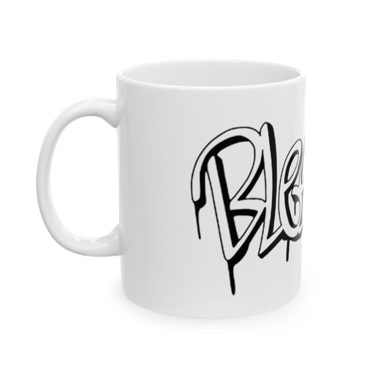 Blessed Graffiti Ceramic Mug - Perfect Gift for Coffee Lovers, Street Art Enthusiasts, Home Decor, Unique Gift Idea, Inspirational Mug