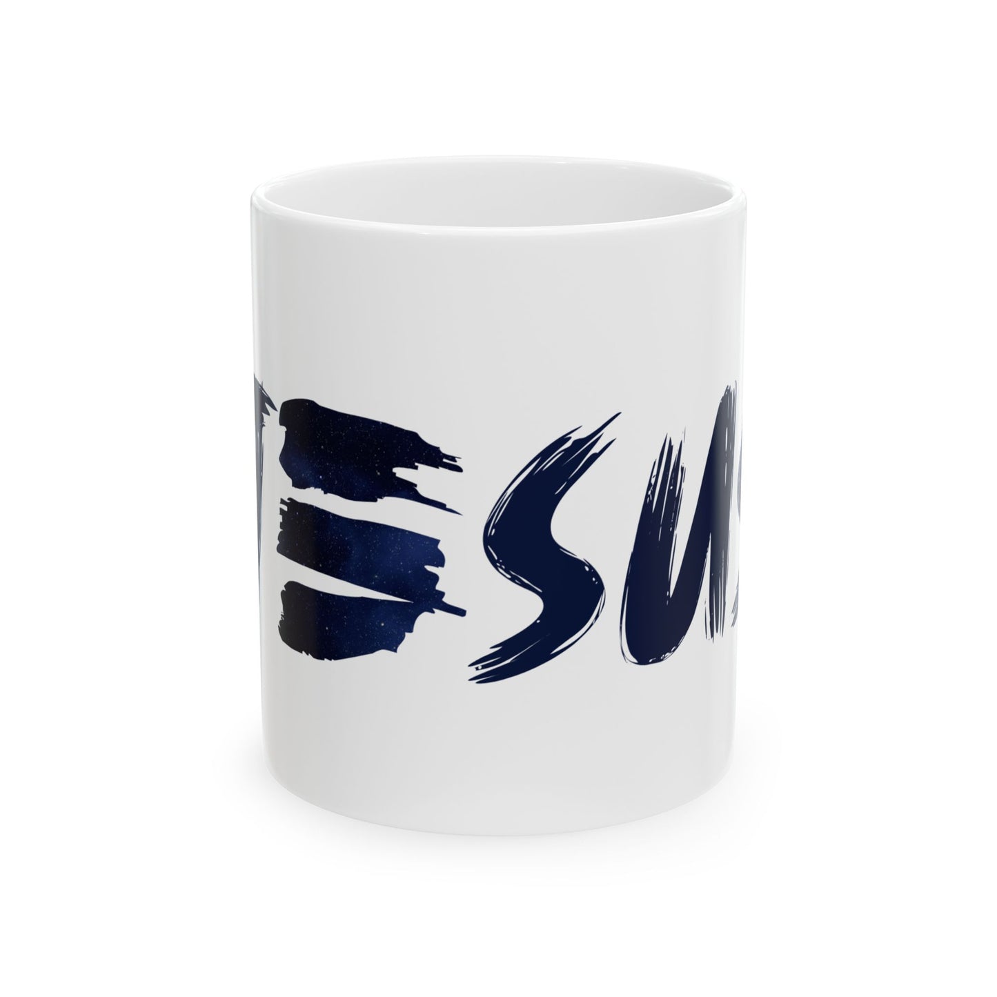 Sunny Vibes Ceramic Mug, Motivational Drinkware, Coffee Cup, Gift for Friends, Office Decor, Home Essentials