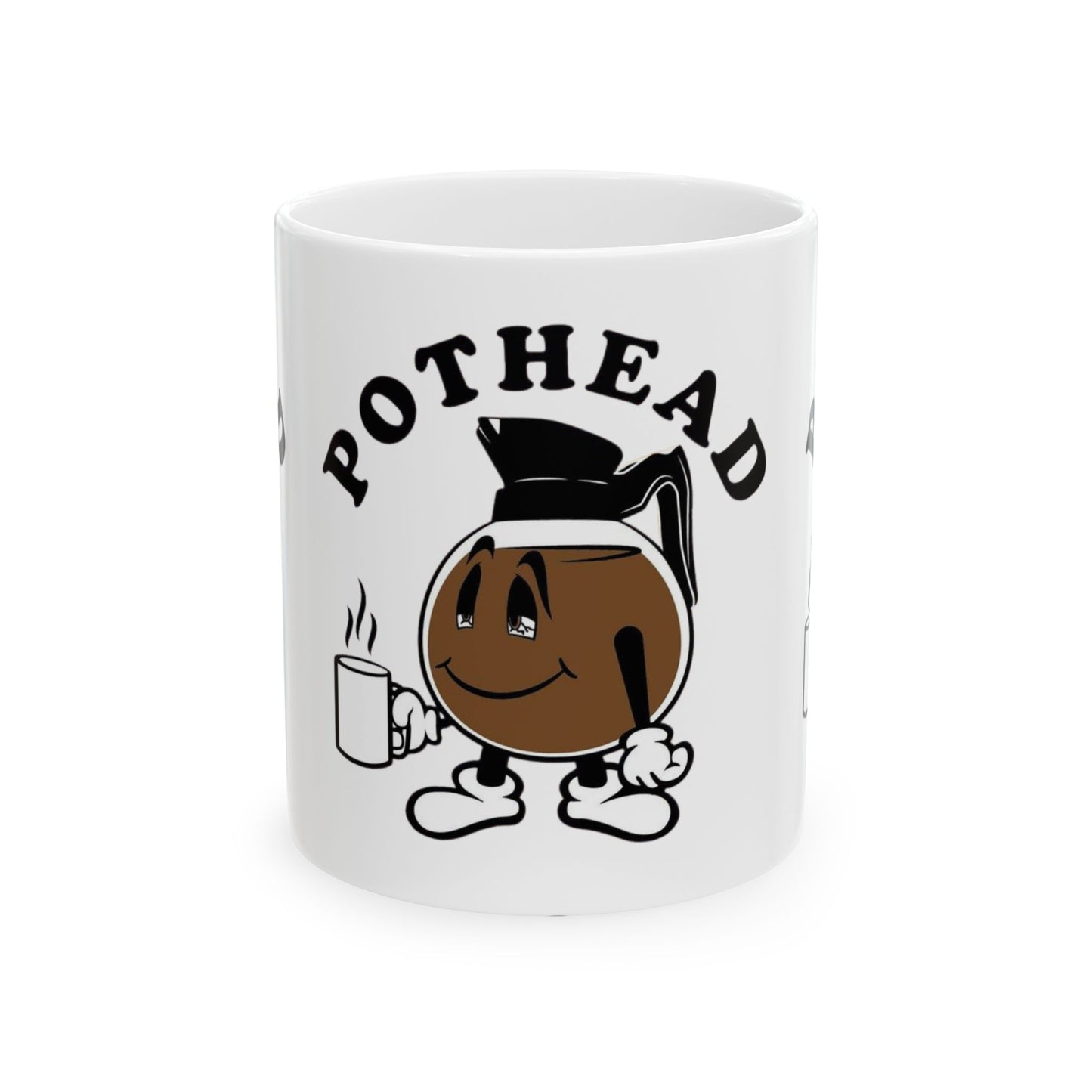 Funny Pothead Coffee Mug | Gift for Coffee Lovers, Unique Tea Cup, Cartoon Mug, 11oz 15oz Sizes, Perfect for Birthdays, Holidays