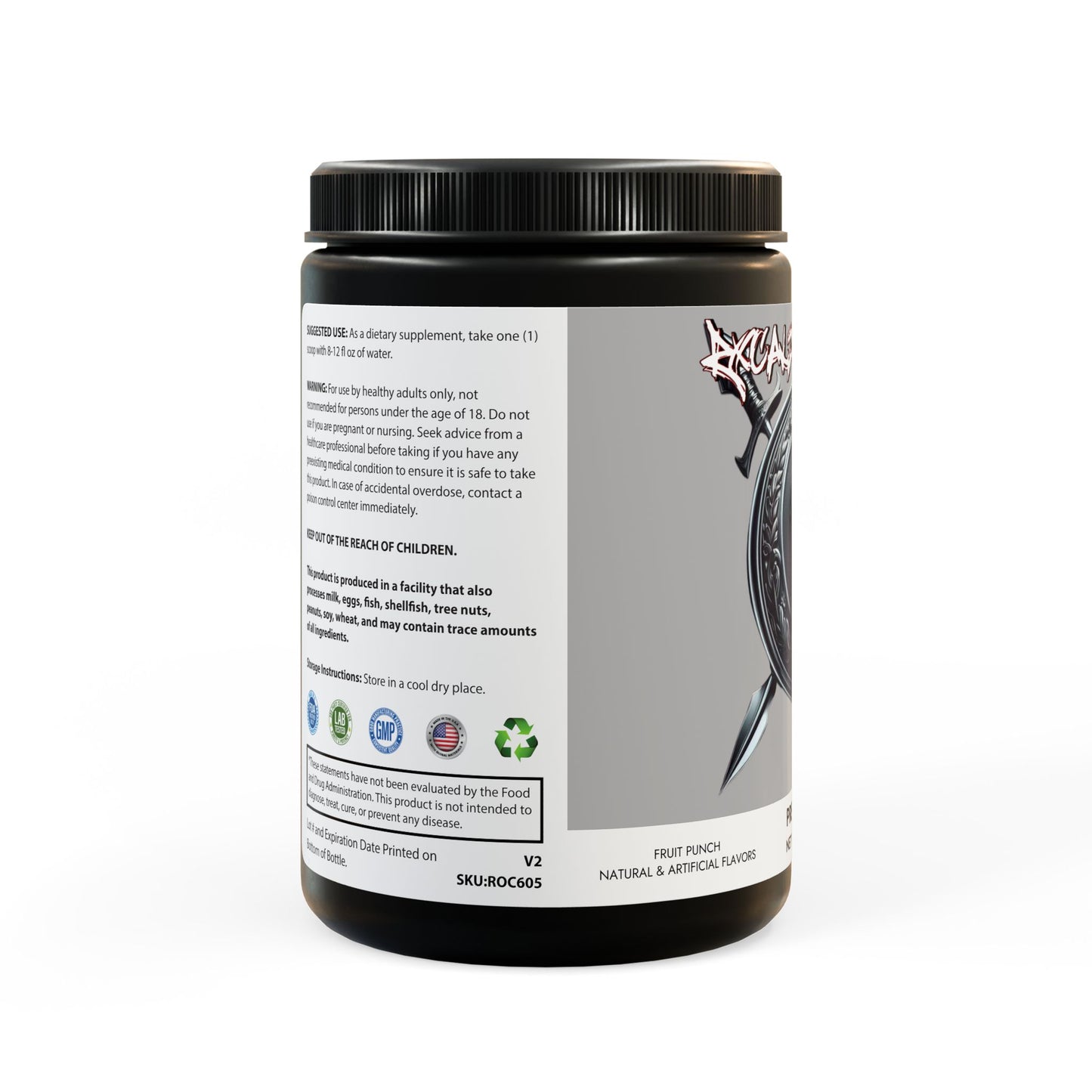 Pre-Workout Supplement, Fruit Punch (204g, 7.1oz)
