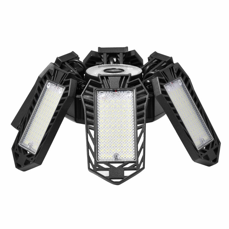 Pack of 2 185W Garage Light Deformable LED Lamp 6 Leaf Ceiling Light_3