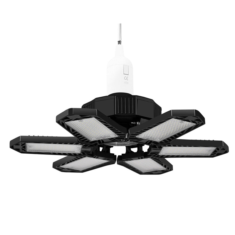 Pack of 2 185W Garage Light Deformable LED Lamp 6 Leaf Ceiling Light_6