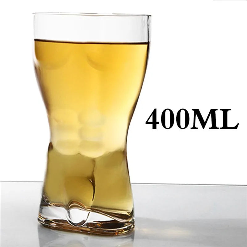 Hot Selling 400ML Men Body Creative Sexy Glass Body