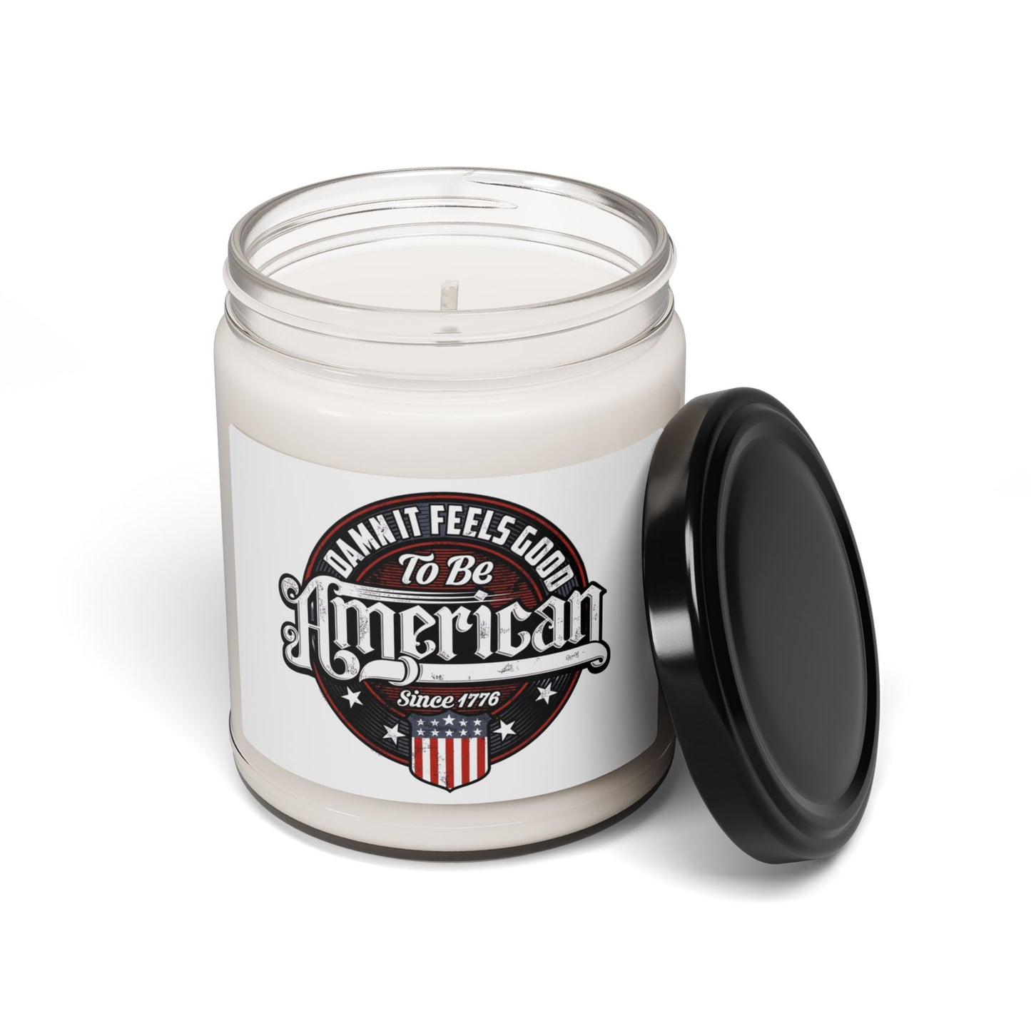 Patriotic Scented Soy Candle, Aromatic Gift for Americans, 4th of July Decor, Home Fragrance, Memorial Day, Independence Day