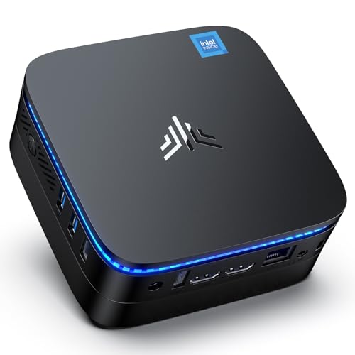 KAMRUI Mini PC Windows 11, AK1 PRO 12GB RAM 256GB SSD Mini Desktop Computer, Celeron N5105 CPU, 4 Core Micro PC Computer, Desktop PC 4K, Support 2.5’’ SSD, 2.4G/ 5.0G WiFi, Gigabit Ethernet, HTPC