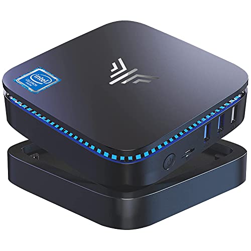 KAMRUI Mini PC Windows 11, AK1 PRO 12GB RAM 256GB SSD Mini Desktop Computer, Celeron N5105 CPU, 4 Core Micro PC Computer, Desktop PC 4K, Support 2.5’’ SSD, 2.4G/ 5.0G WiFi, Gigabit Ethernet, HTPC
