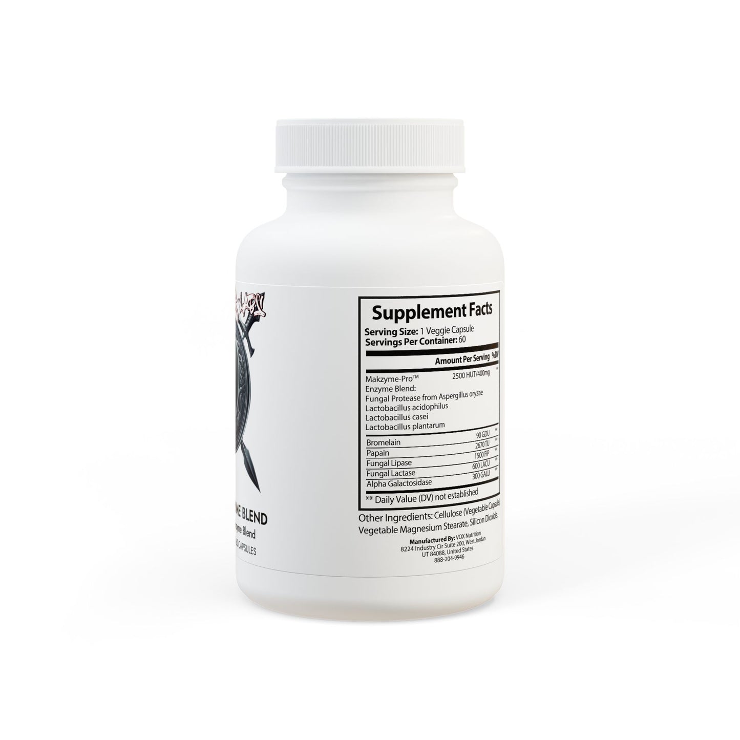 Digestive Enzyme Blend Supplement (60 Capsules)