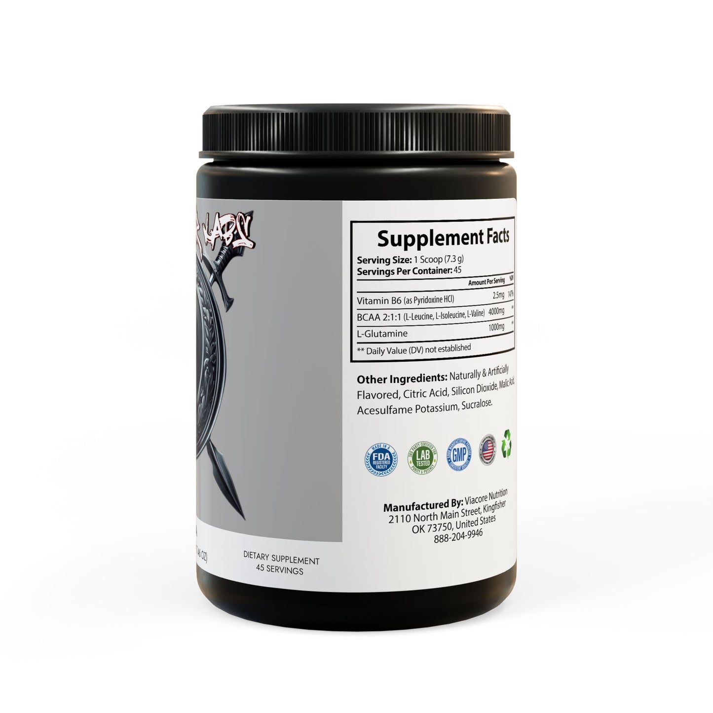 BCAA Supplement, Watermelon (325g, 11.46oz, 45 servings)