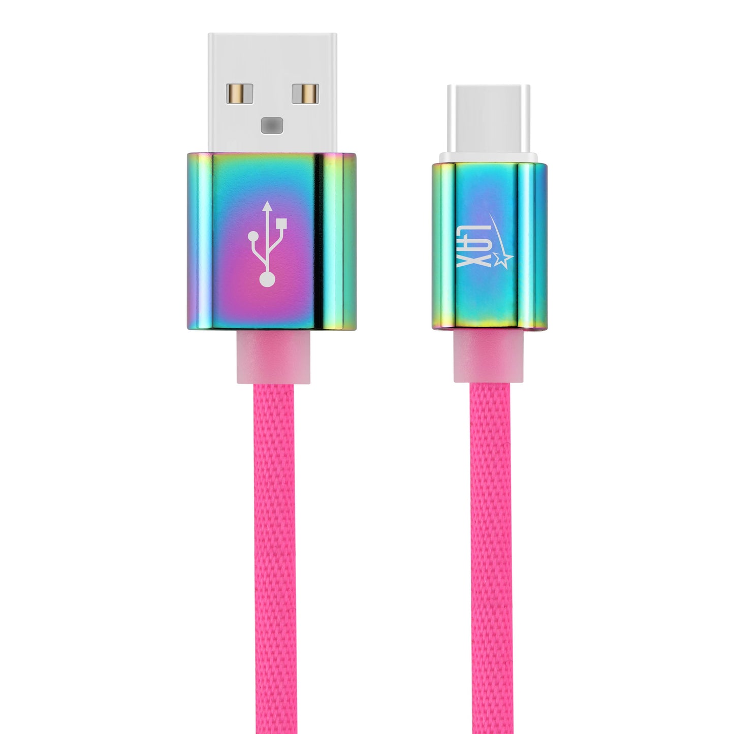USB-C to USB-A Braided Cable for Smartphones 6 Feet
