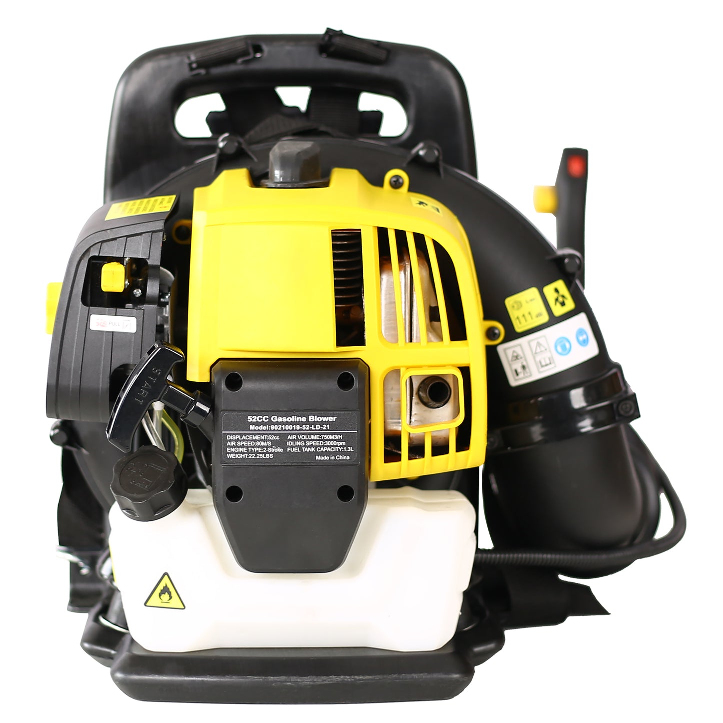 RetailXcess Power Beast: 52CC 2-Stroke EPA-Compliant Gasoline Blower – Orange Edition