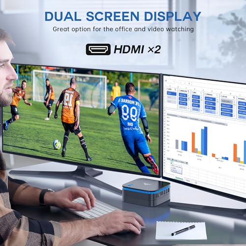 KAMRUI Mini PC Windows 11, AK1 PRO 12GB RAM 256GB SSD Mini Desktop Computer, Celeron N5105 CPU, 4 Core Micro PC Computer, Desktop PC 4K, Support 2.5’’ SSD, 2.4G/ 5.0G WiFi, Gigabit Ethernet, HTPC