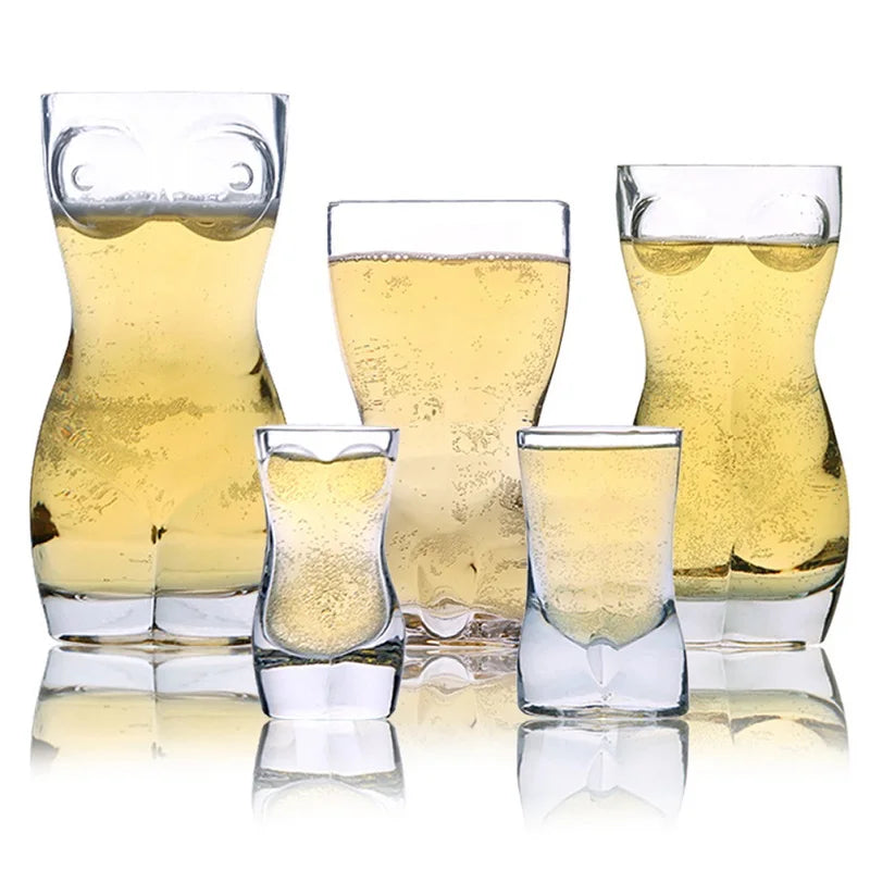 Hot Selling 400ML Men Body Creative Sexy Glass Body