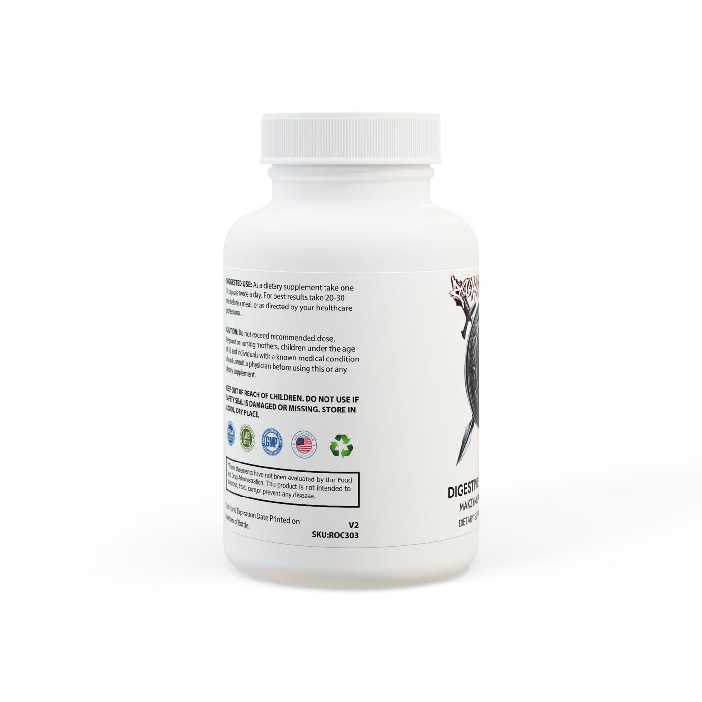 Digestive Enzyme Blend Supplement (60 Capsules)
