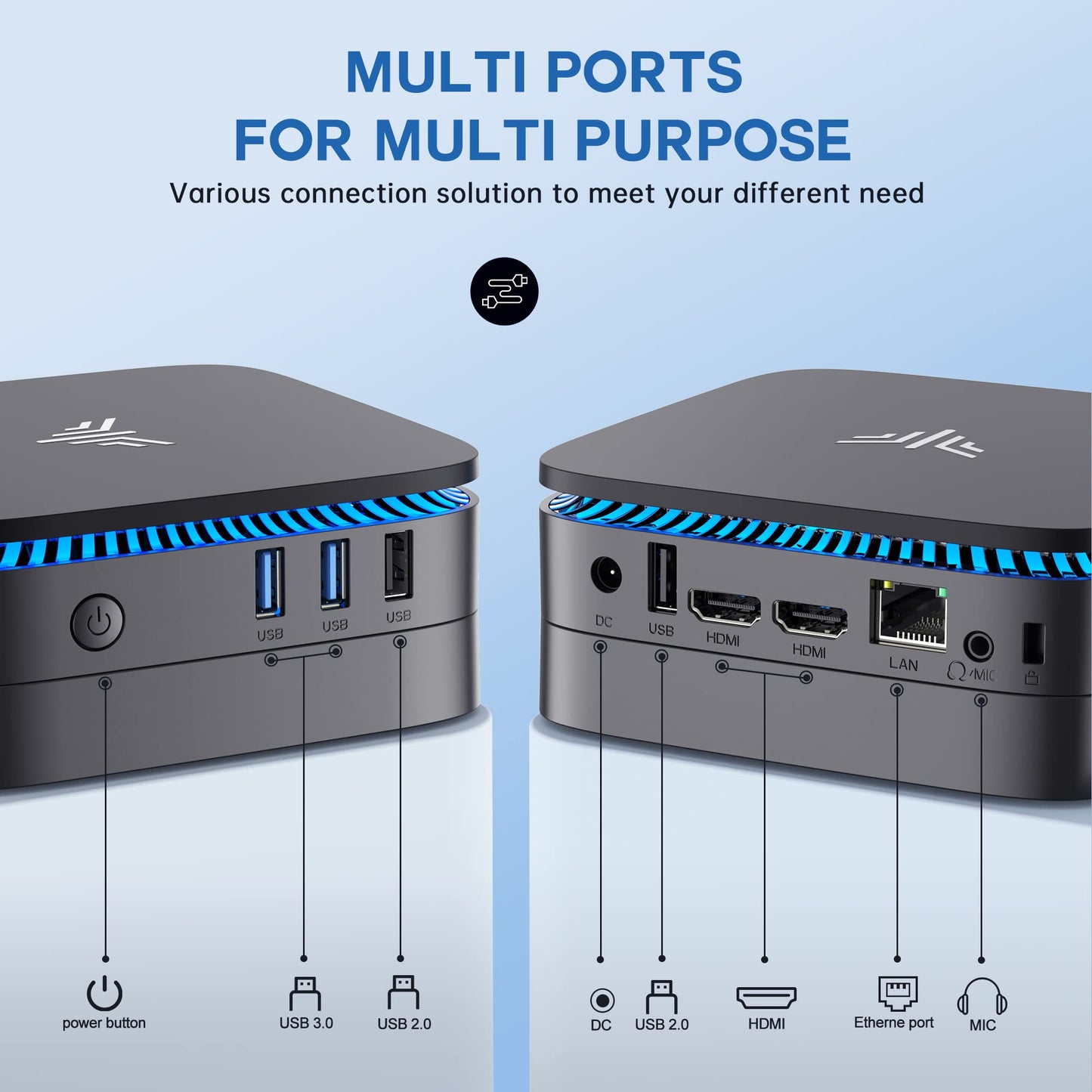 KAMRUI Mini PC Windows 11, AK1 PRO 12GB RAM 256GB SSD Mini Desktop Computer, Celeron N5105 CPU, 4 Core Micro PC Computer, Desktop PC 4K, Support 2.5’’ SSD, 2.4G/ 5.0G WiFi, Gigabit Ethernet, HTPC
