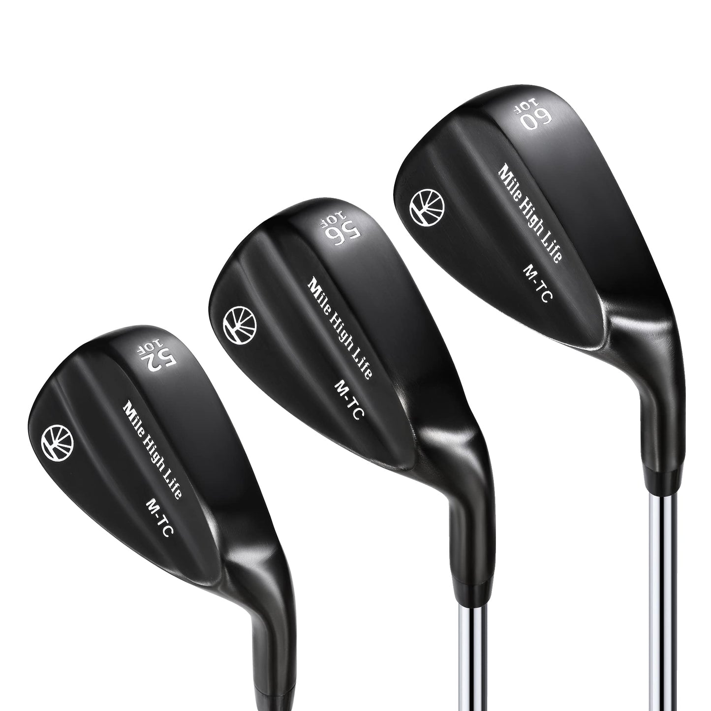 Mile High Life | Entry Level Golf Sand Wedge Sets | Beginner’s Golf Gap Wedge Sets | Lob Wedge Golf Clubs for Men & Women | 50/52/54/56/58/60 Right Handed