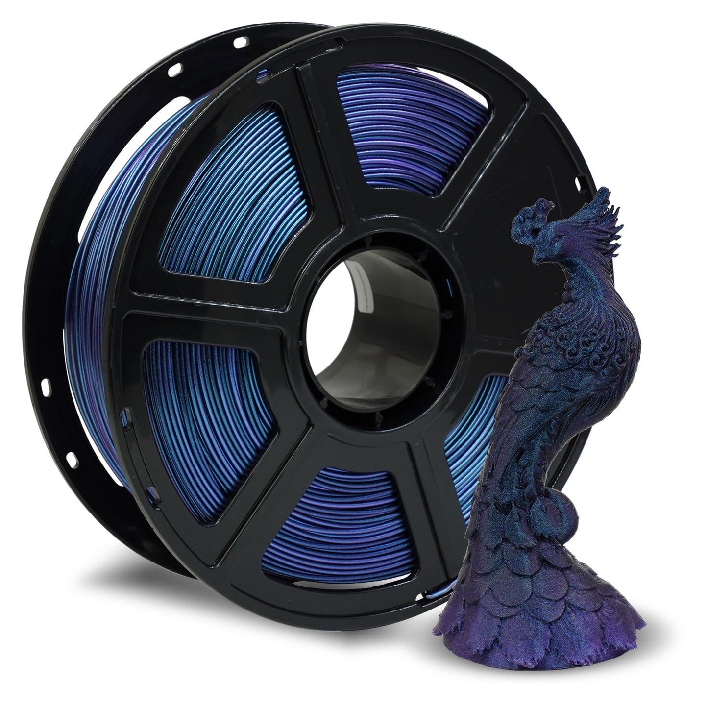 FLASHFORGE Rapid PLA Filament 1.75mm Ruby Red, 500mm/s High Speed Printing, 3D Printer Filament 1kg Spool, Dimensional Accuracy +/- 0.02mm, Enjoy Exceptional Print Quality