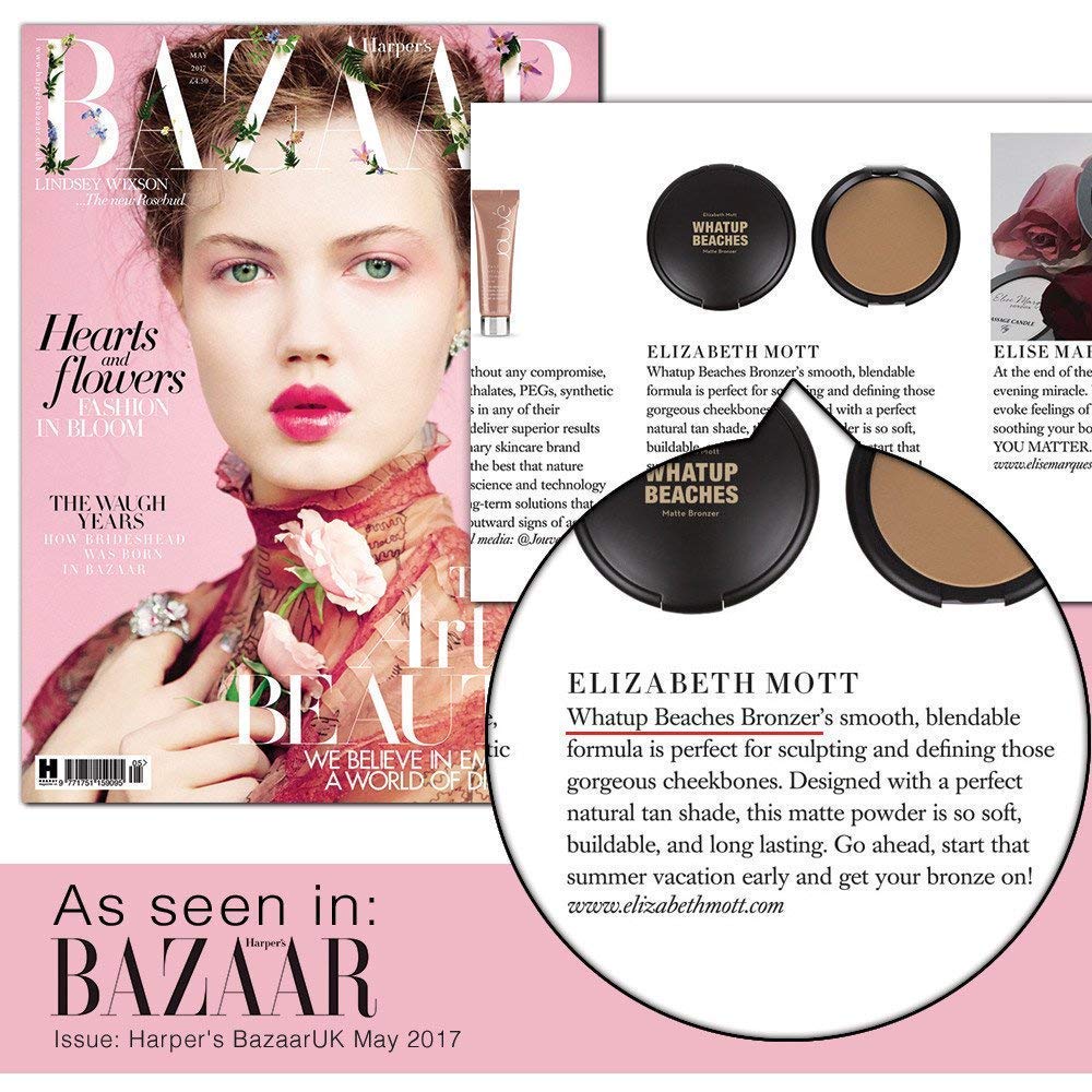 Elizabeth Mott Bronzer Face Powder for Contour and Sculpting - Cruelty-Free