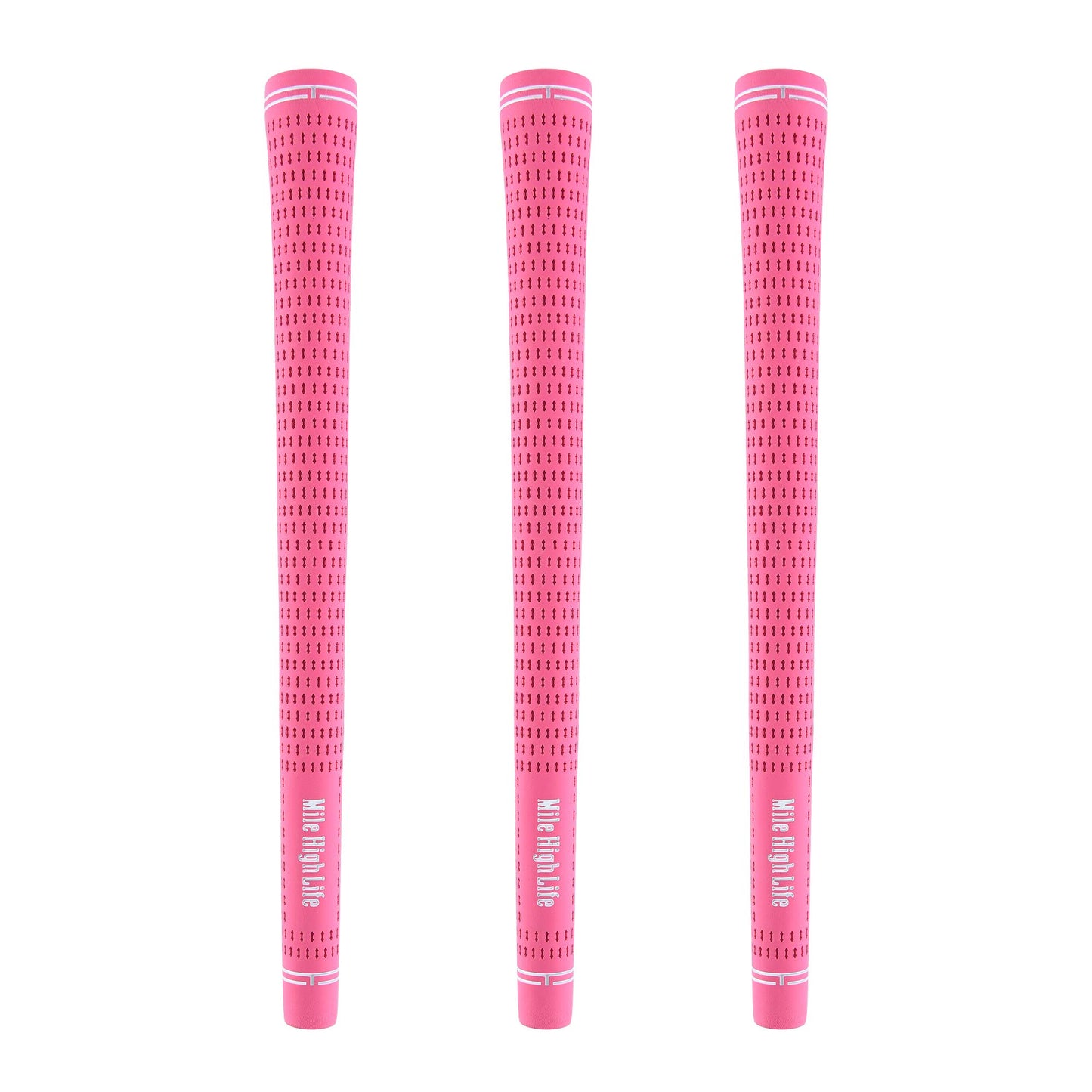 Mile High Life Golf Grips | Standard Golf Club Grips | 3 Pack or 13 Pack Golf Grips Bundle | Entry Level Rubber Golf Grip for Men, Women, Juniors