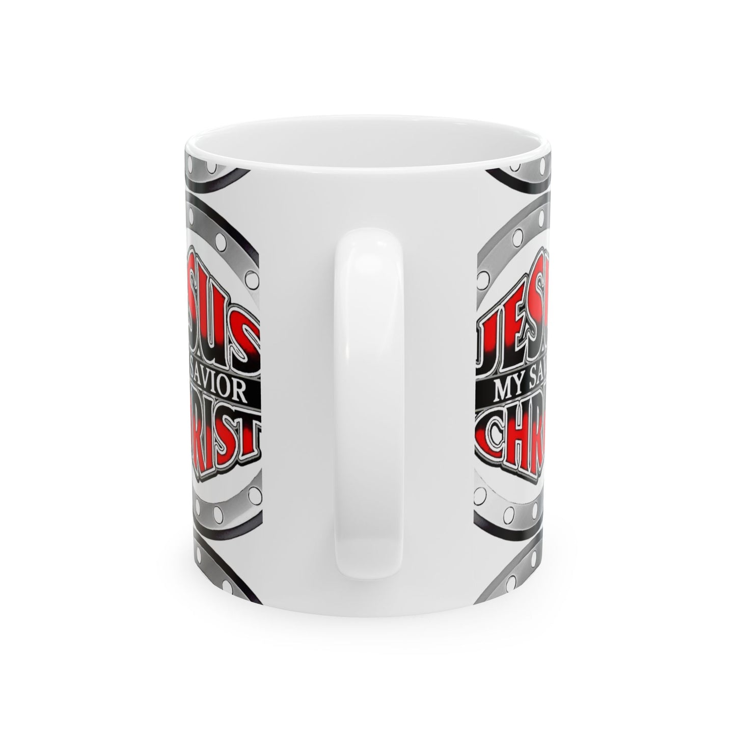 Jesus My Savior Christ Ceramic Mug - Faithful Gift, Coffee Lover's Cup, Inspirational Drinkware, Christian Decor, Devotional Mug