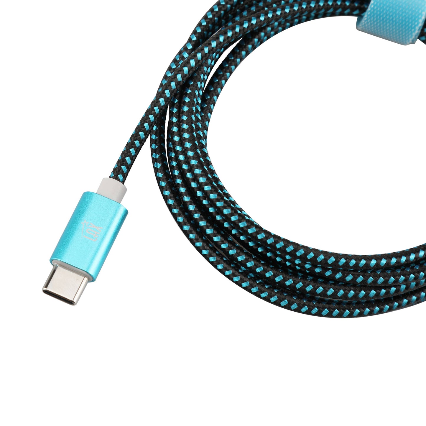 USB-C to USB-A Braided Cable for Smartphones 6 Feet