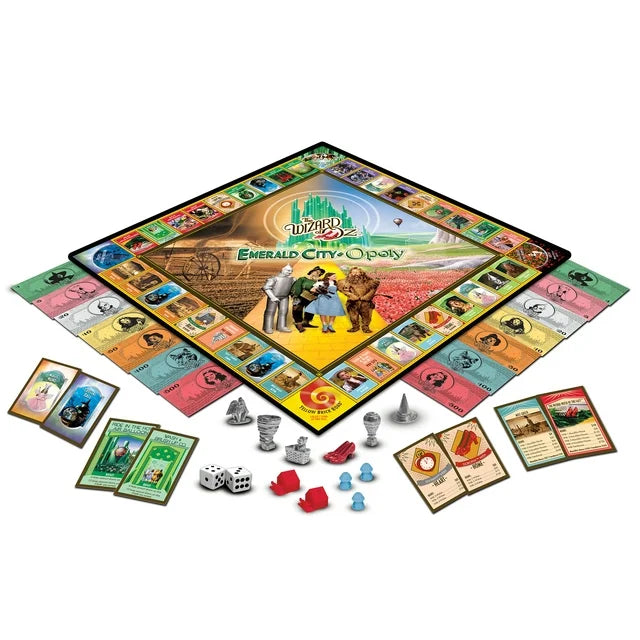 MasterPieces Opoly Family Board Games - The Wizard of Oz Emerald City Opoly
