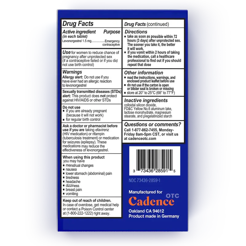 Morning After Pill® - Emergency Contraceptive