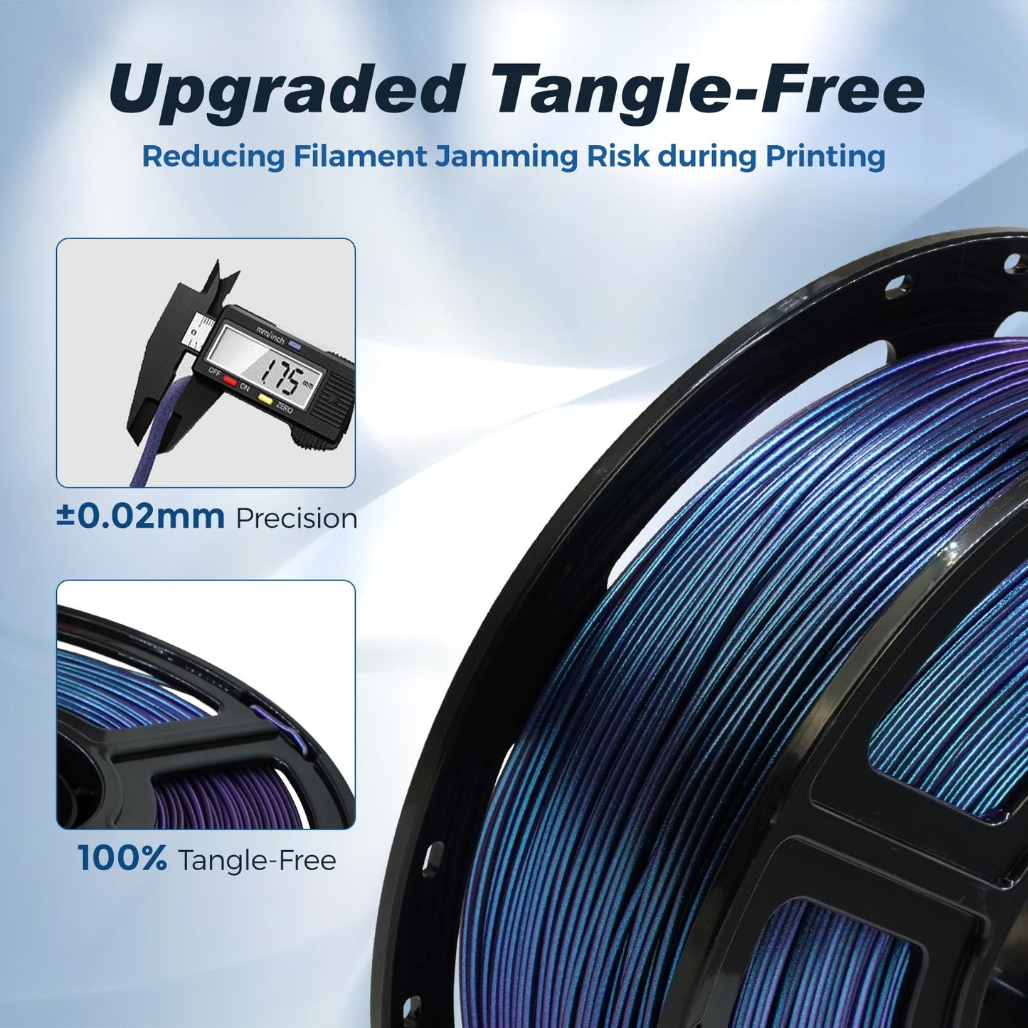 FLASHFORGE Rapid PLA Filament 1.75mm Ruby Red, 500mm/s High Speed Printing, 3D Printer Filament 1kg Spool, Dimensional Accuracy +/- 0.02mm, Enjoy Exceptional Print Quality