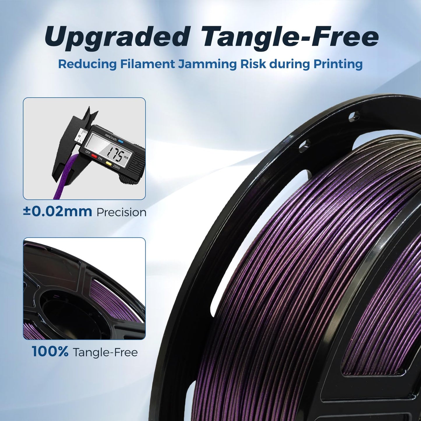 FLASHFORGE Rapid PLA Filament 1.75mm Ruby Red, 500mm/s High Speed Printing, 3D Printer Filament 1kg Spool, Dimensional Accuracy +/- 0.02mm, Enjoy Exceptional Print Quality