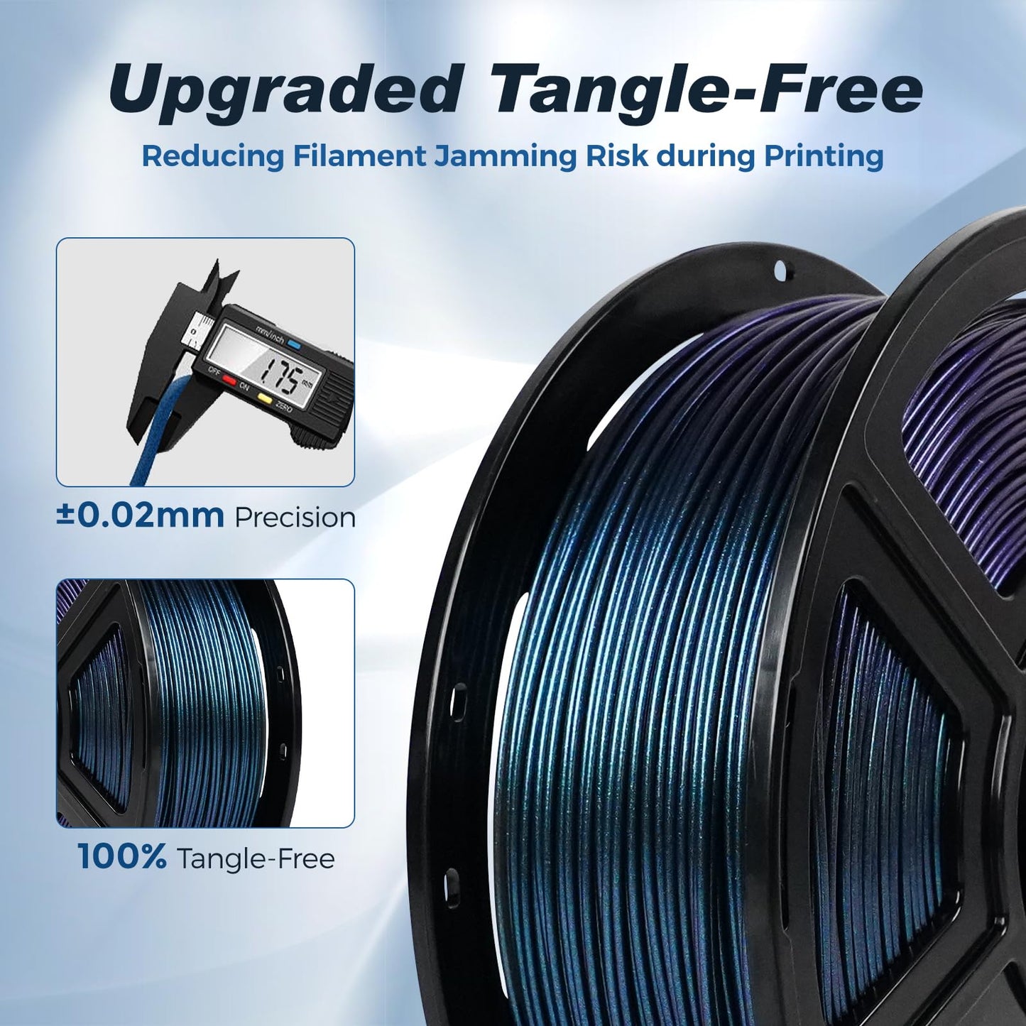 FLASHFORGE Rapid PLA Filament 1.75mm Ruby Red, 500mm/s High Speed Printing, 3D Printer Filament 1kg Spool, Dimensional Accuracy +/- 0.02mm, Enjoy Exceptional Print Quality