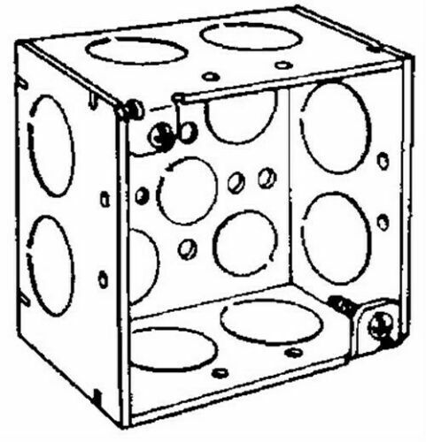 8233 Box 4insq 2-1/8indp Welds,No 8233, Hubbell Electrical Products, 25 pack