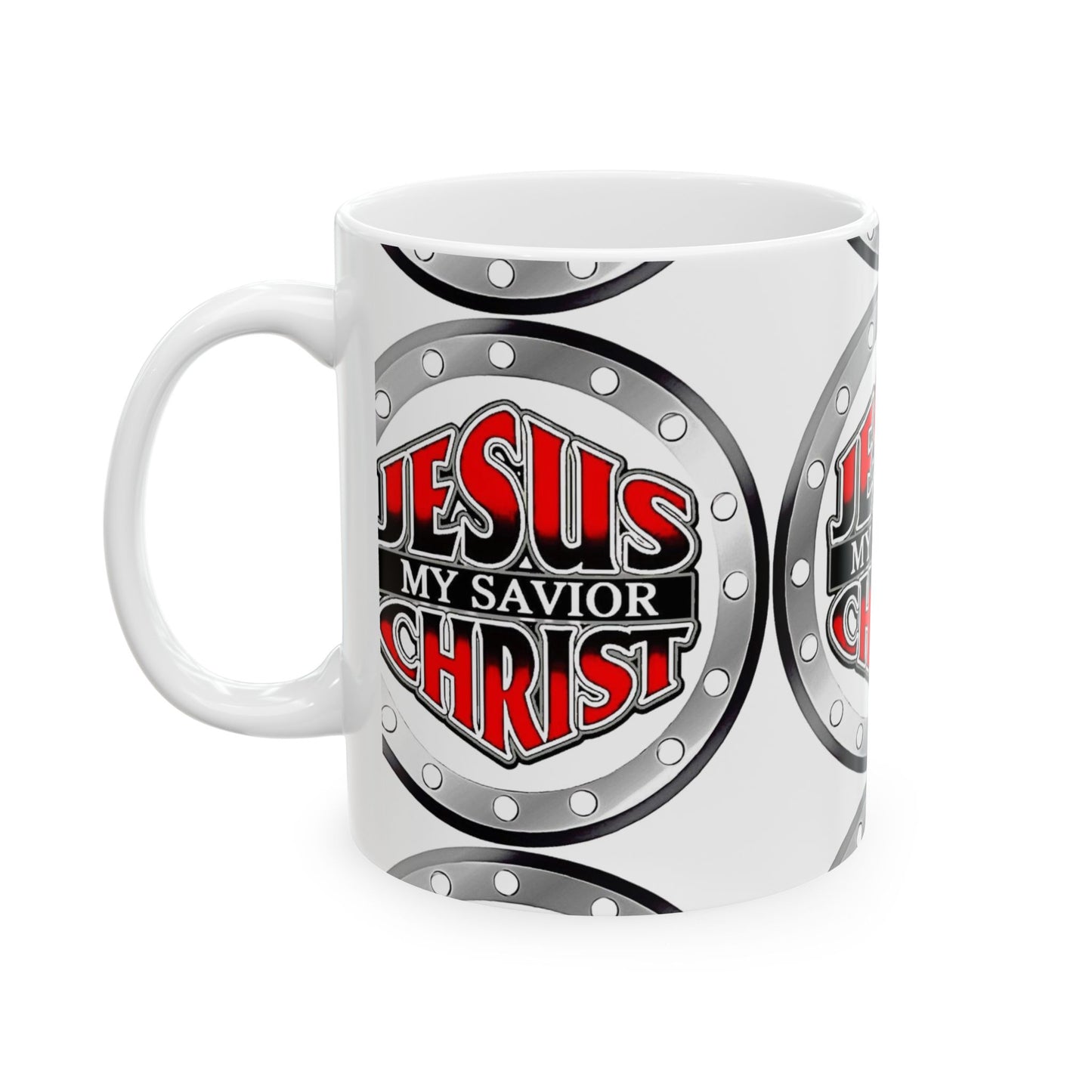 Jesus My Savior Christ Ceramic Mug - Faithful Gift, Coffee Lover's Cup, Inspirational Drinkware, Christian Decor, Devotional Mug