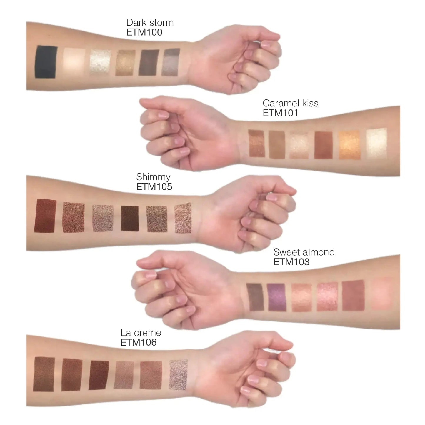 Eyeshadow Palette - Caramel Kiss BY VYVANT