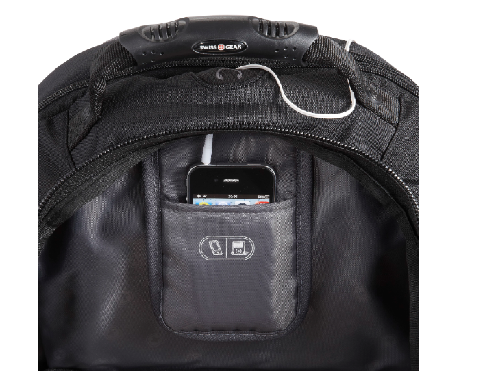 Swissgear Scansmart Backpack - Blk Fits Up To 17In Laptop Tsa Blk