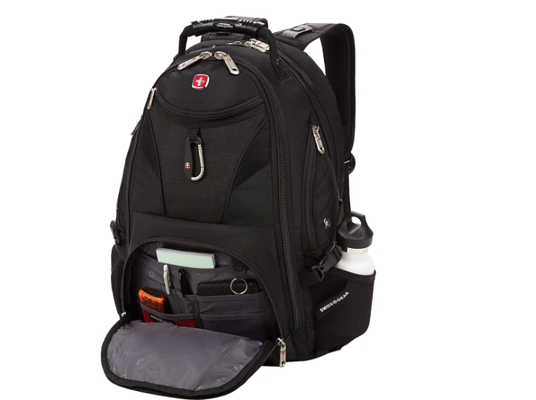 Swissgear Scansmart Backpack - Blk Fits Up To 17In Laptop Tsa Blk