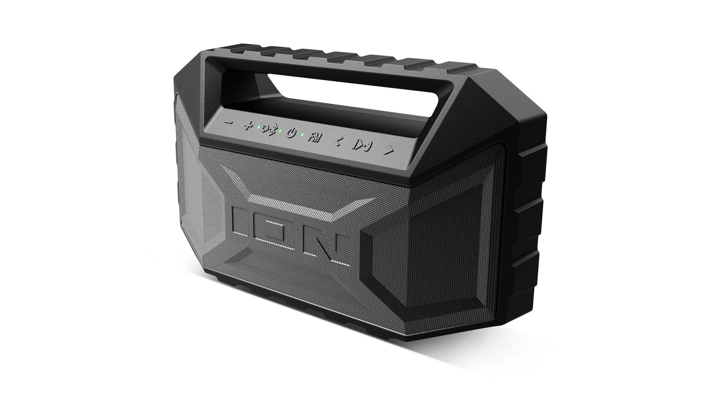 Aqua Boom Max WATERPROOF/MUDPROOF/SANDPROOF STEREO BOOMBOX WITH FM