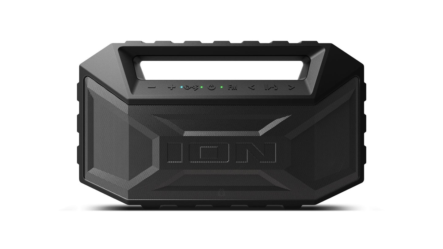 Aqua Boom Max WATERPROOF/MUDPROOF/SANDPROOF STEREO BOOMBOX WITH FM
