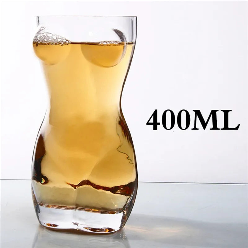 Hot Selling 400ML Men Body Creative Sexy Glass Body