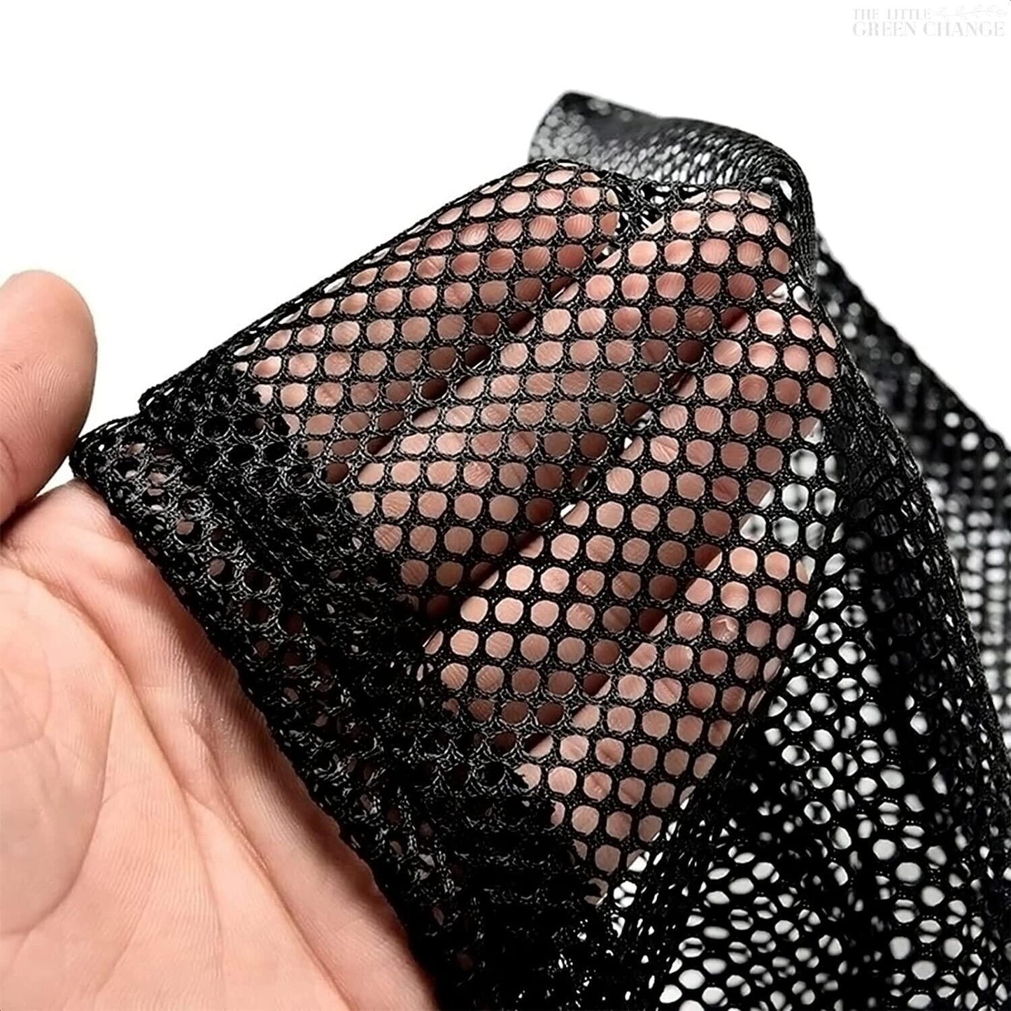 BRAND NEW-Armor Large Black Mesh Bag W/Drawstring & Slide Locks Approx-23" x 35"(43- Bags)