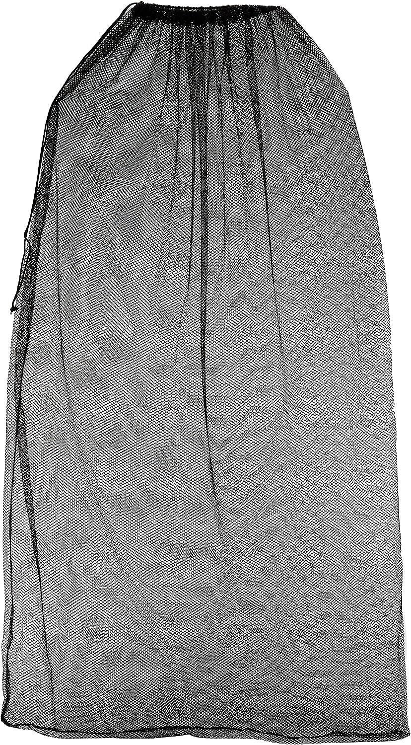 BRAND NEW-Armor Large Black Mesh Bag W/Drawstring & Slide Locks Approx-23" x 35"(43- Bags)