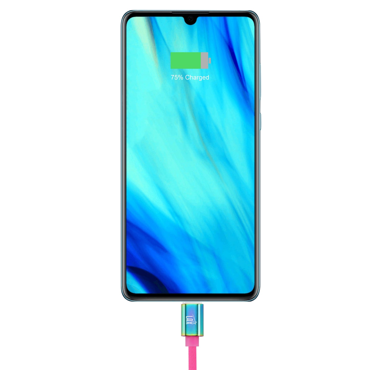 USB-C to USB-A Braided Cable for Smartphones 6 Feet