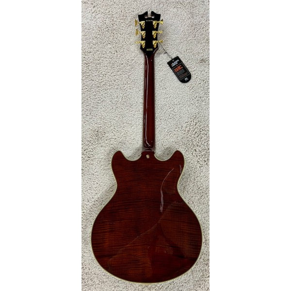 D'Angelico Limited Excel DC Semi-Hollow Electric Guitar w/Case, DAEDCWALNUTTP