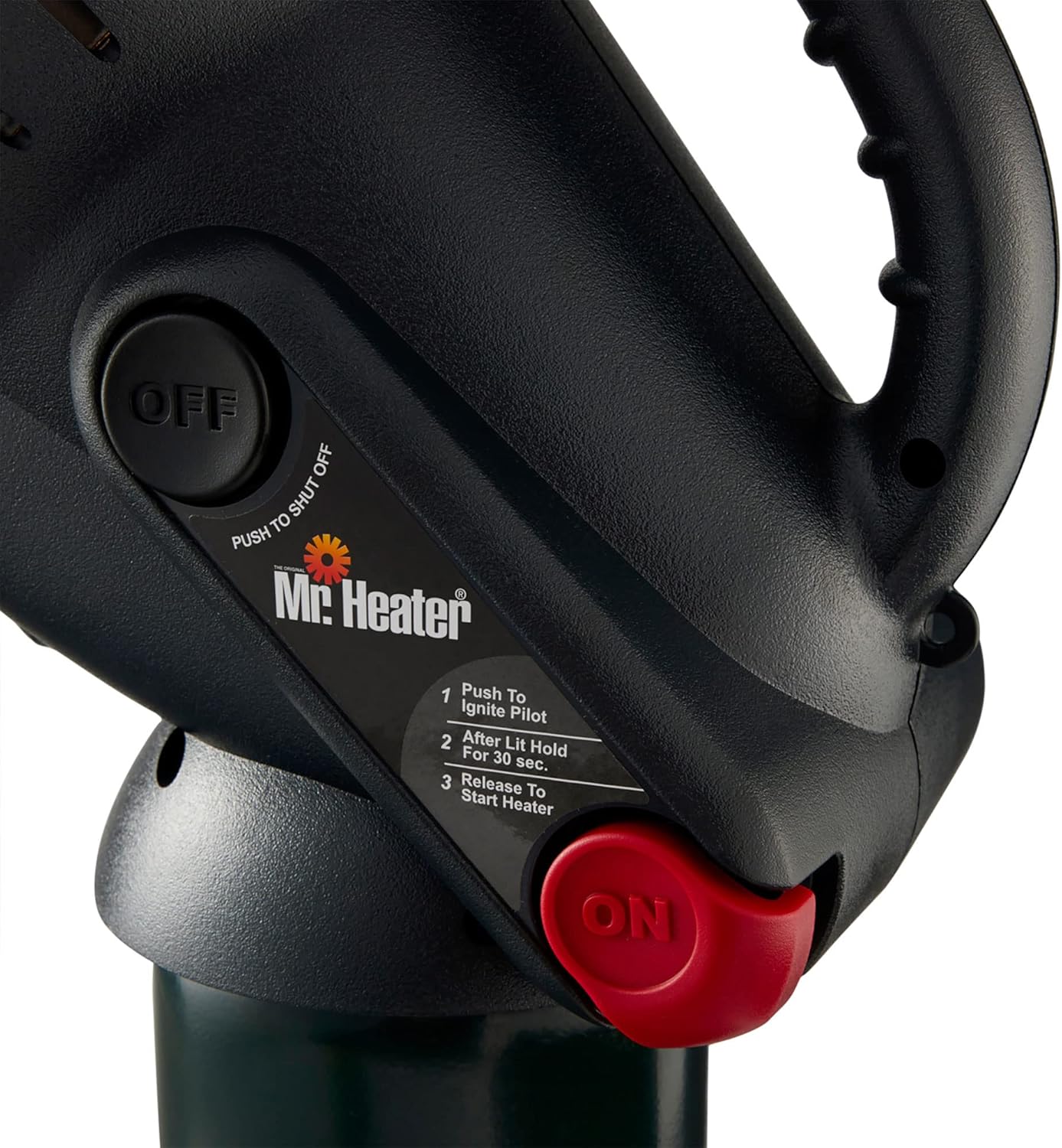 Mr. Heater MH-F215100 3800 BTU Portable Little Buddy Propane Emergency Heat with Push Start Button, Piezo Spark Igniter, and Tip Over Safety Shutoff