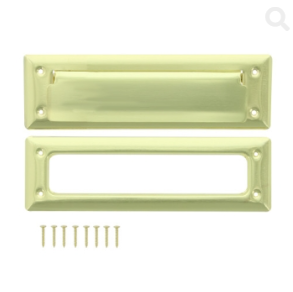 Ultra Hardware 67100copy to clipboard Ultra Hardware 67100 Steel Spring Loaded Flap, Letter Slot