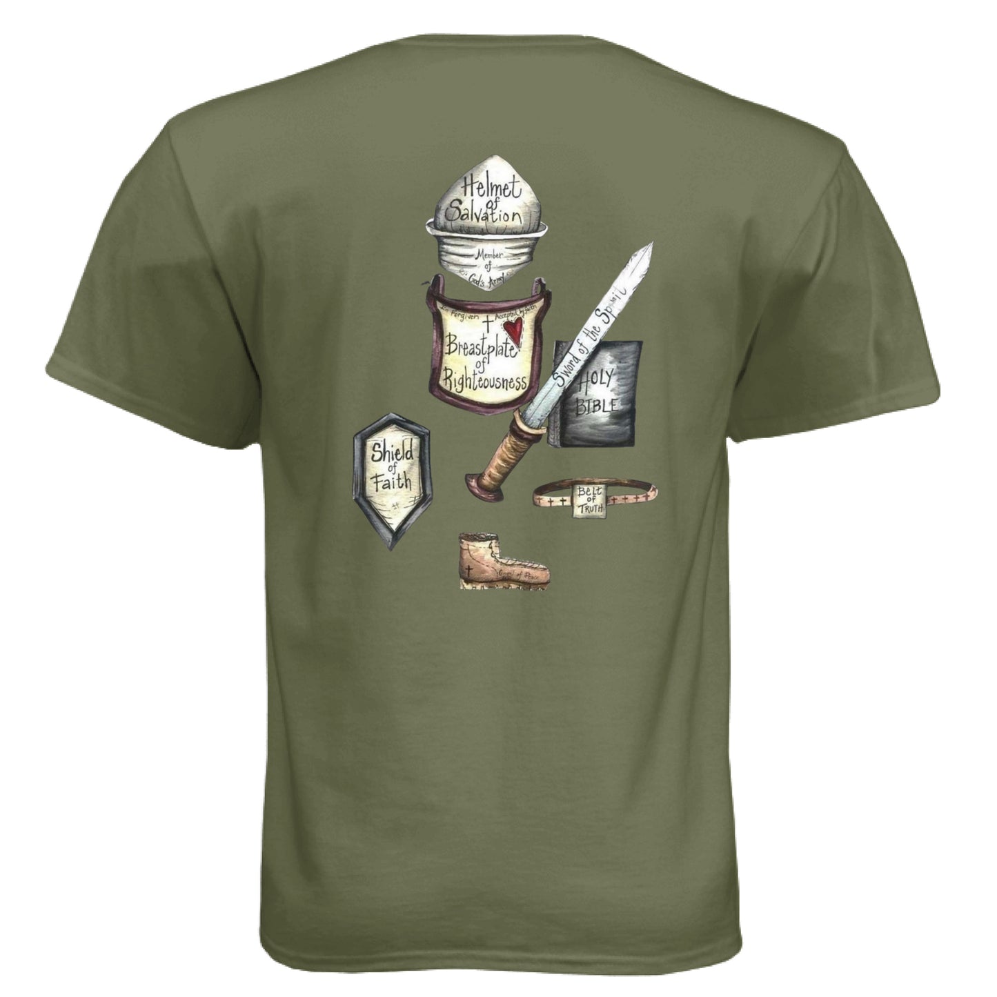 Military Green - BACK