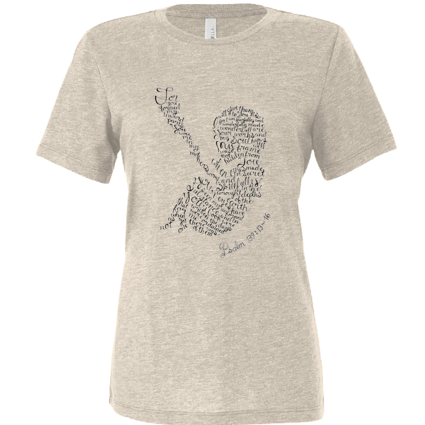 Solid Natural Triblend - FRONT