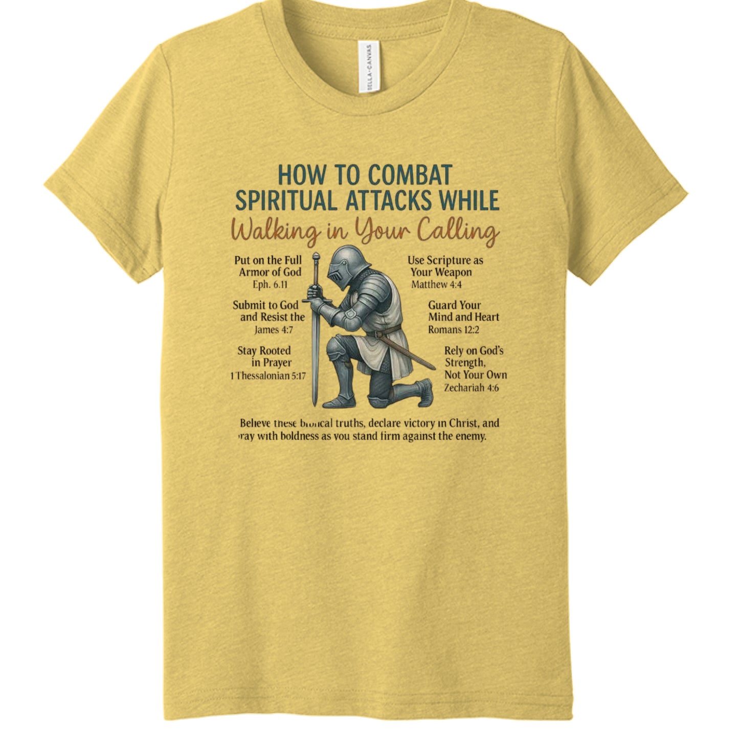 Yellow Gold Triblend - FRONT