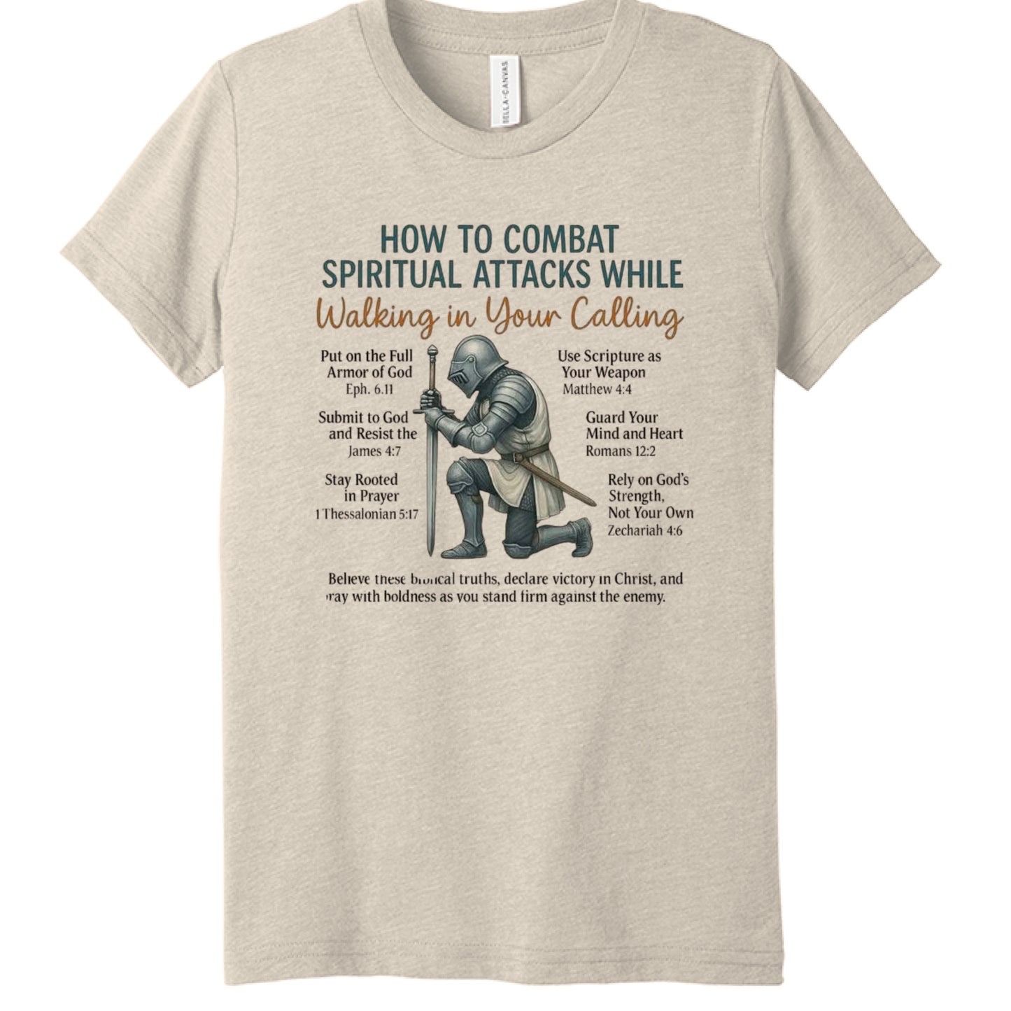 Solid Natural Triblend - FRONT