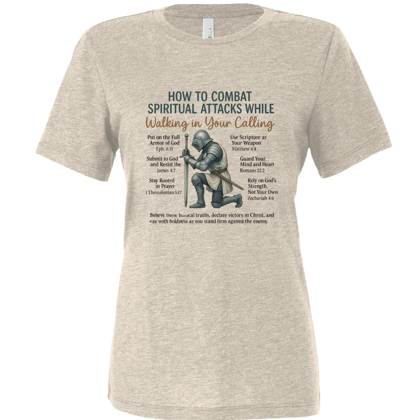 Solid Natural Triblend - FRONT